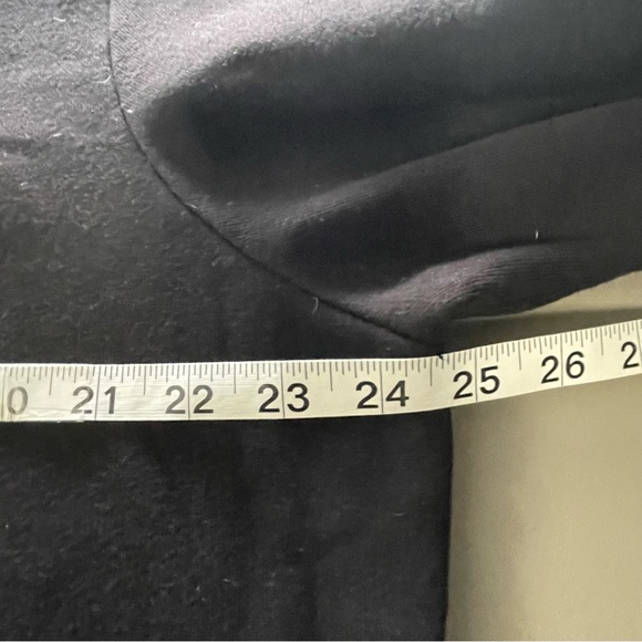 Champion Sweatshirt Hooded Front Pocket Long Sleeves Black Large - Picture 10 of 11